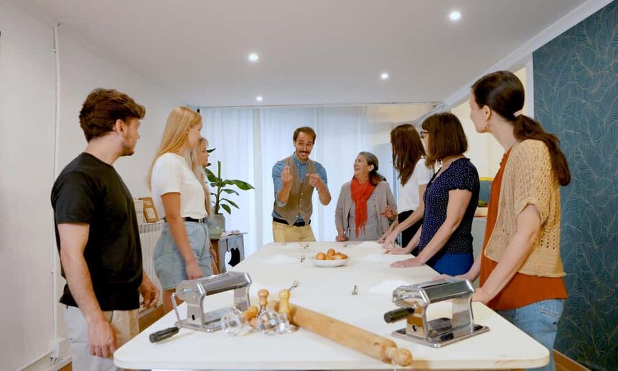 Milan: Traditional Pasta and Tiramisù Masterclass - Fresh pasta in a Milan kitchen