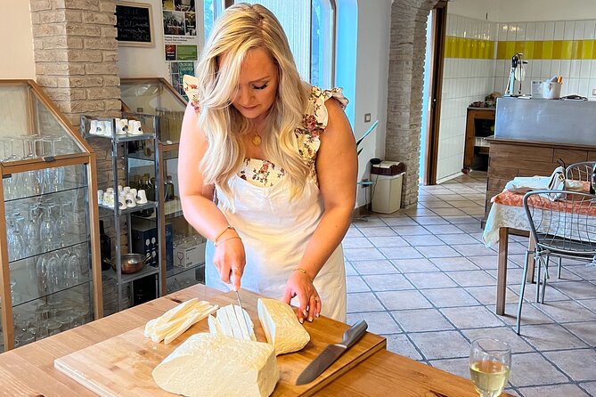 Milk the Cow & Make Mozzarella and Gnocchi with Our Family - Sitting down to eat what you made