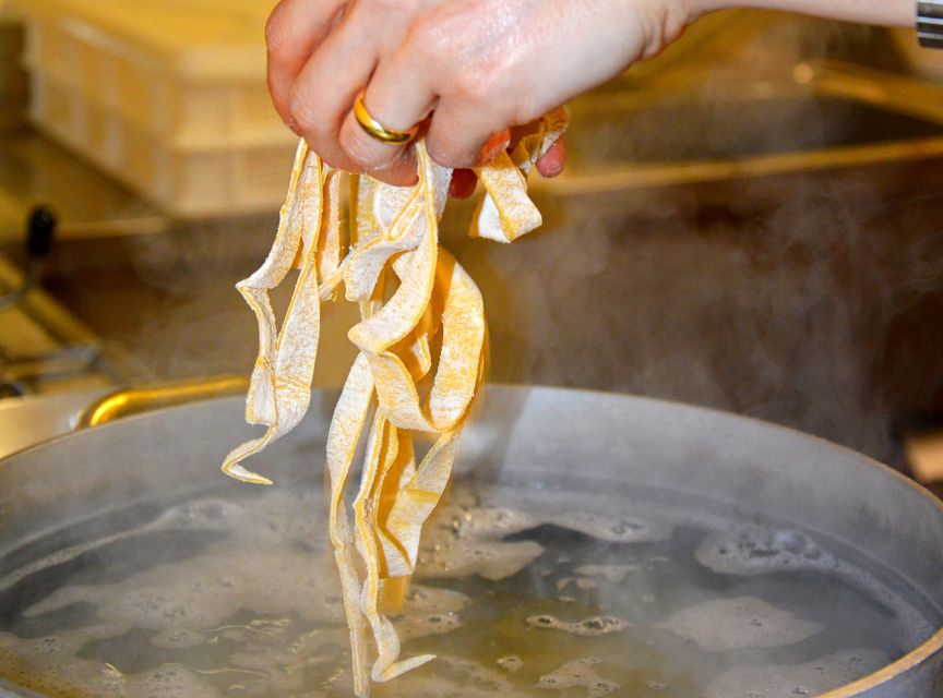 Montepulciano: Tuscan Cooking Class Traditional Pasta Menu - Choosing Ingredients Before Making Pasta