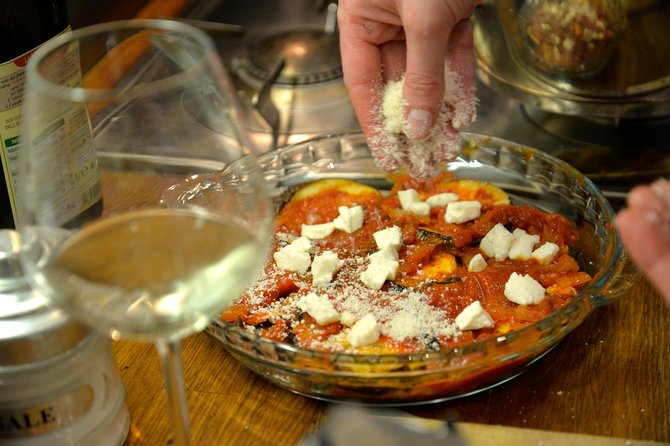 Naples Hands-on Cooking Class: Gnocchi, Ravioli, Tiramisu & Wine - Working with flour and eggs for fresh ravioli