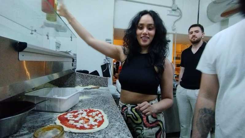 Naples: Pizza Making Class with Neapolitan Chef and drink - Mixing the dough from scratch