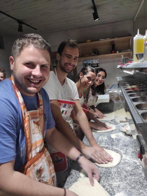 Naples: Small Group Pizza Making with Drink Included - Learning the dough and the raised cornicione