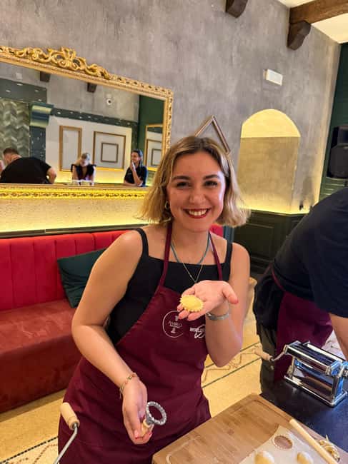 Napolitan Secrets: Pasta & Tiramisù Class for Food Lovers - Mixing dough and shaping fresh pasta