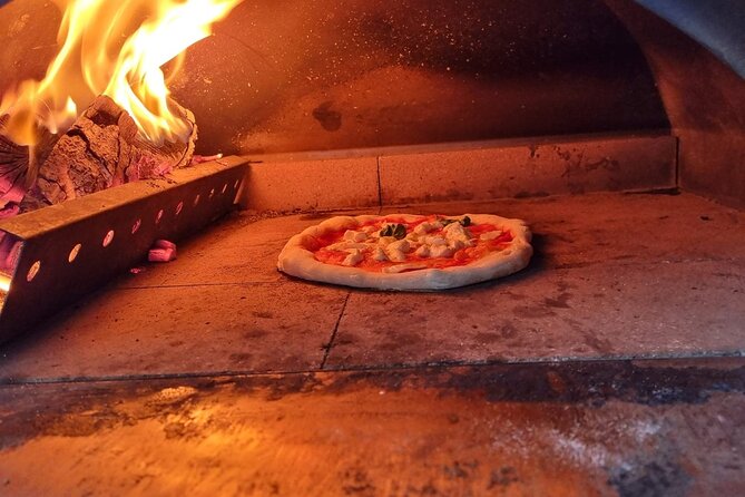 Neapolitan DOC Pizza Class And Cooking in a Wood Oven at a Local's house - Fresh smoked buffalo mozzarella makes a difference