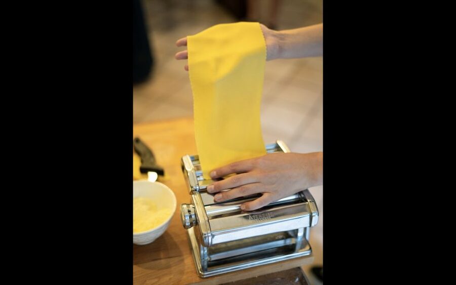 Neighborhood shopping & Homemade Pasta ! - Preparing tiramisu for dessert