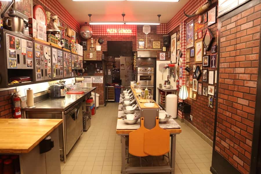 New York City: Hands-On Pizza Workshop - Finding the school on Grand Street