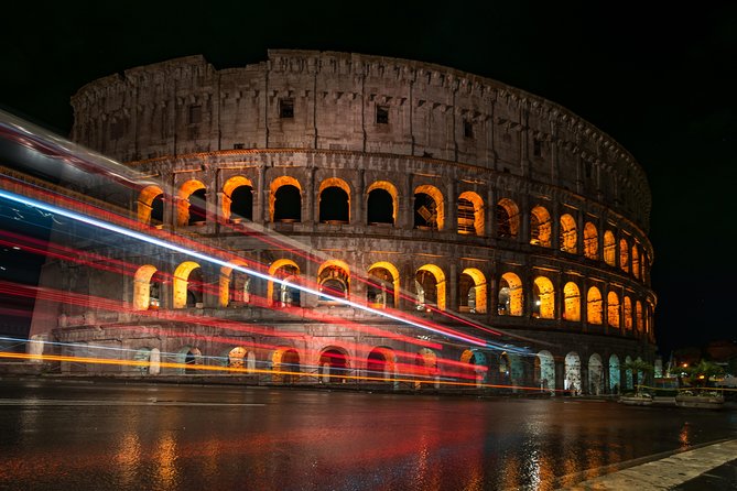 Night Tour of Rome with Local Pizza Dinner and Gelato Experience - A drive and walk itinerary through central Rome