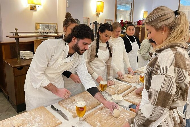 Pasta and Tiramisu Cooking Class in Rome, Piazza Navona - Bruschetta, a drink, and your own lunch