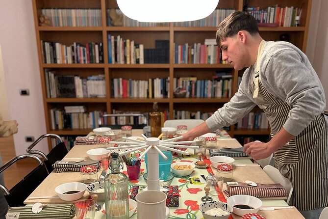 Pasta and Tiramisu join our cooking class - What Pietro and the assistants add