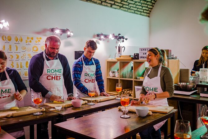 Pasta Cooking Class Near the Colosseum with 3 Spritz Cocktails - Location near the Colosseum