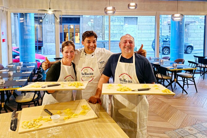 Pasta Fettuccine, Ravioli and Tiramisu MasterClass - Shaping ravioli with butter and sage