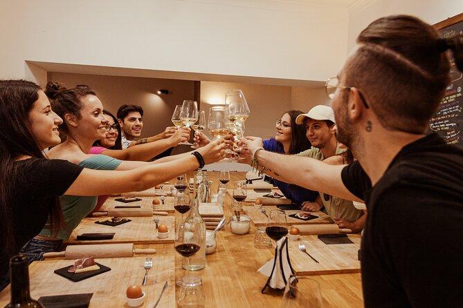 Pasta Making & Wine Tasting with Dinner in Frascati from Rome - Wine tasting in a family-run cellar