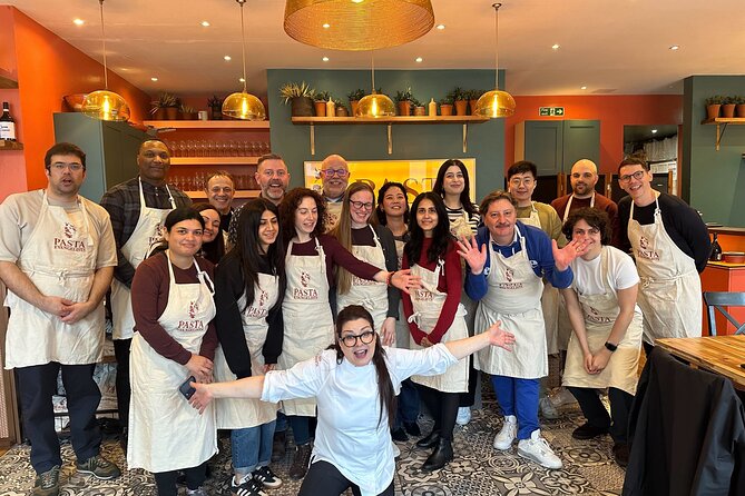 Pasta Making with Unlimited Prosecco in London's West End - Rolling, shaping, and making pasta by hand