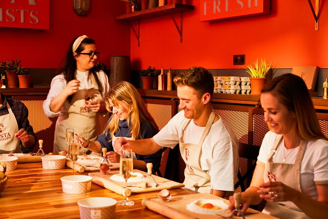 Pasta Making with Unlimited Prosecco in London's West End - A lesson that stays light and beginner friendly