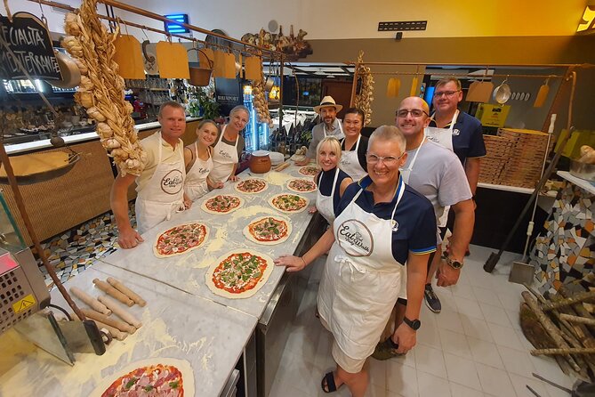 Pizza & Gelato Cooking Class in Rome, Hands-On Italian Experience - Sitting down to eat what you prepared