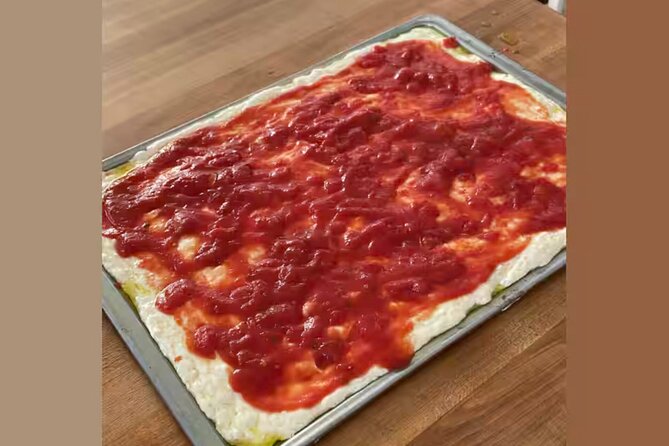 Pizza & Tiramisu with Stunning Positano Terrace Views by Cesarine - Making pizza Margherita from scratch