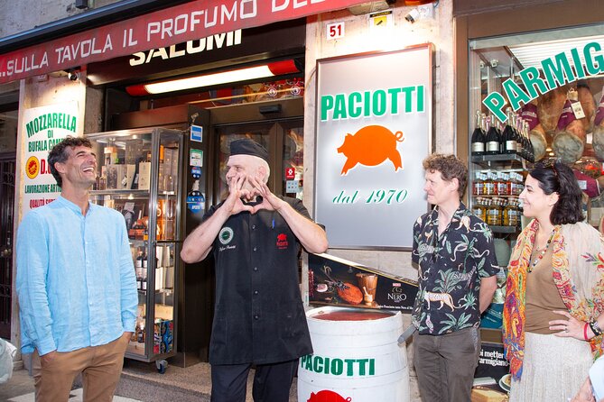 Prati Food Tour with Pizza Pasta and Parmigiano - Stop one: Spritz and arancini at The Pasticceria Siciliana
