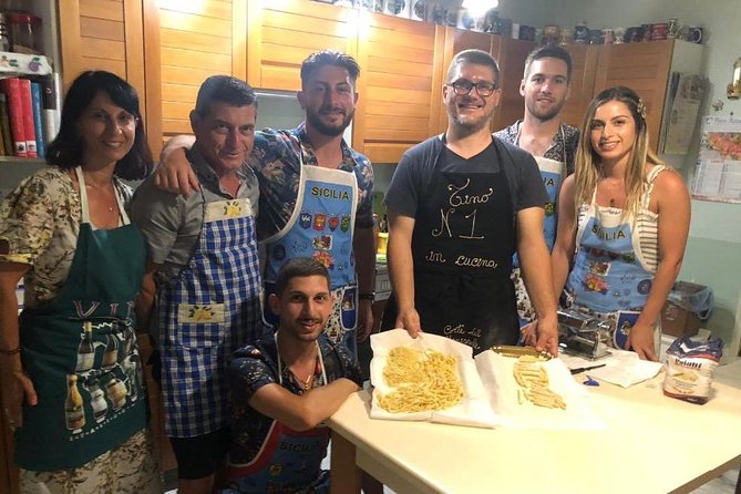 Private Cooking Class in Taormina: Pasta from Scratch and Cannoli - Making pasta from scratch, one step at a time