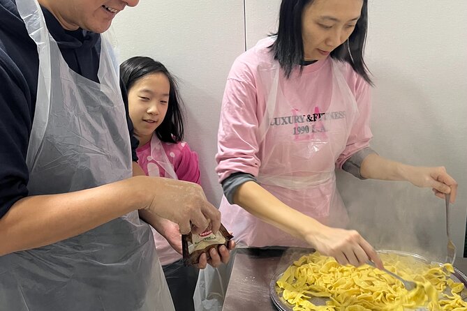 Private Fettuccine Alfredo and Ravioli Class Grandma recipe - The Neapolitan starter sets the table