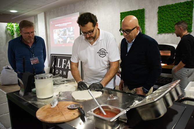 Private Pizza Making at your door by Maestro Giuseppe - Mixing and kneading the pizza dough