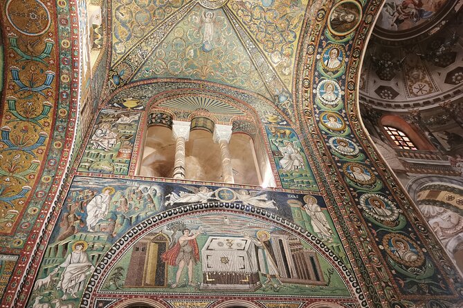 Ravenna UNESCO Monuments with Pasta, Piadina and Gelato Tasting - San Vitale is the visual high point