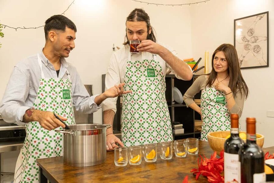 Rome: 2-in-1 Family-Friendly Pasta & Tiramisu Cooking Class - Rolling, kneading, and cutting your own fettuccine
