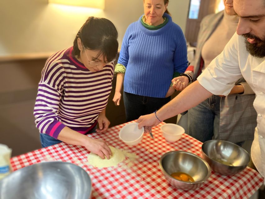 Rome Cooking Class: Handmade Tonnarelli Pasta & Tiramisu - What the $64 price includes