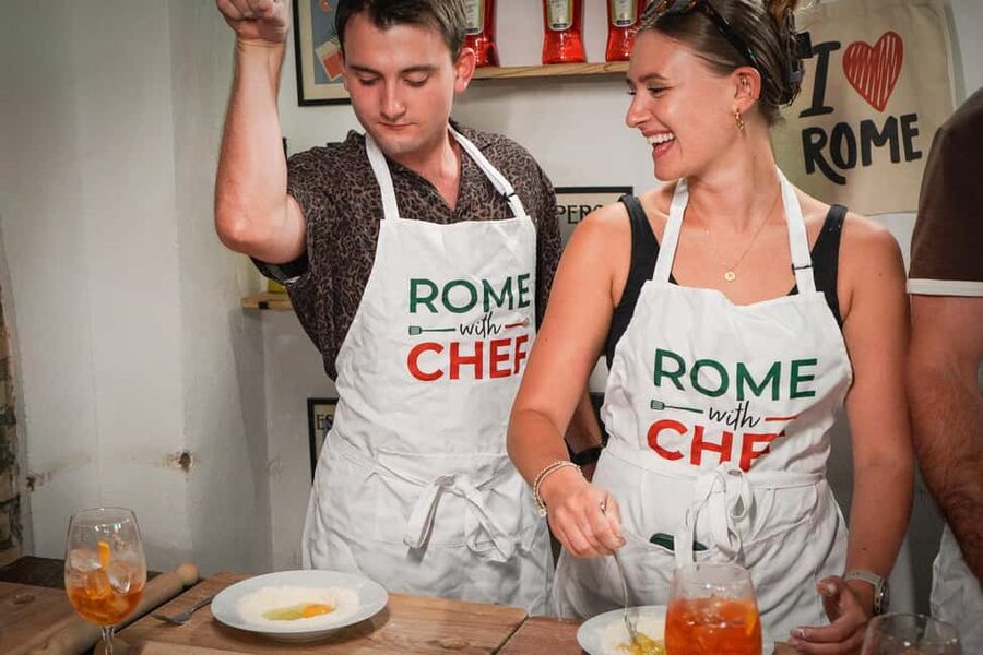 Rome Cooking Class: Make Pasta and 3 Spritz Cocktails - Key points at a glance