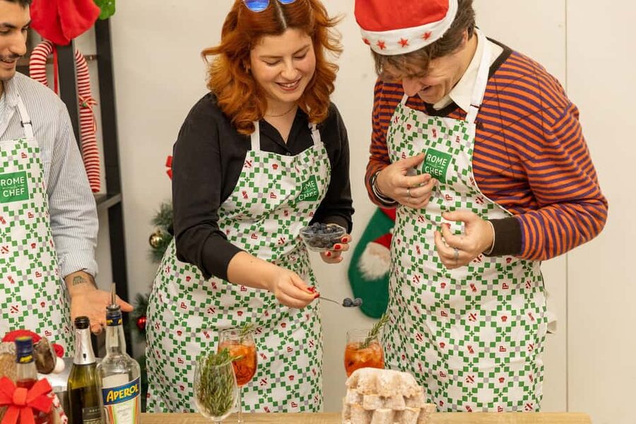 Rome Cooking Class: Make Pasta and 3 Spritz Cocktails - Pasta and spritz near the Colosseum