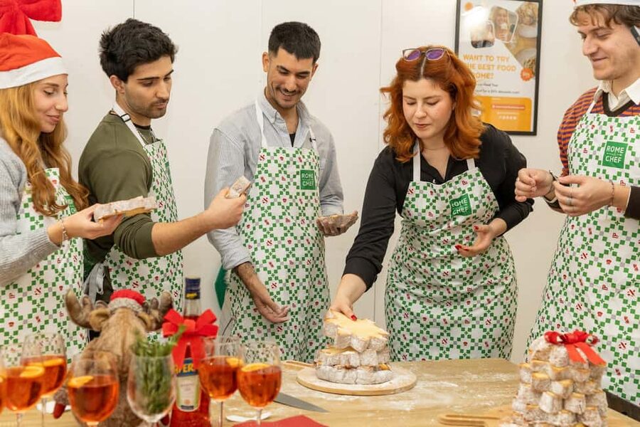 Rome Cooking Class: Make Pasta and 3 Spritz Cocktails - Your first spritz: Aperol, Hugo, and limoncello