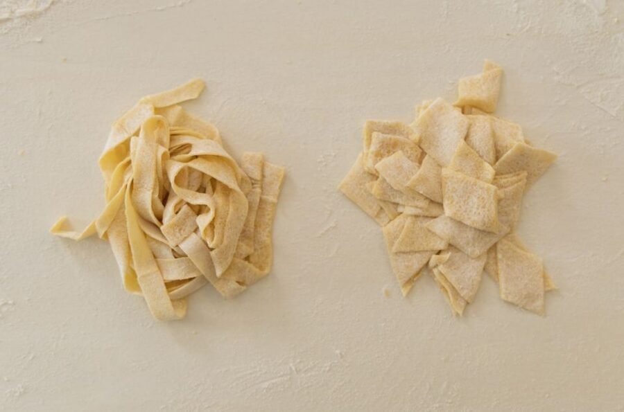 Rome: Enjoy Spritz and Pasta Making in Piazza Navona - From worktable to two pasta sauces