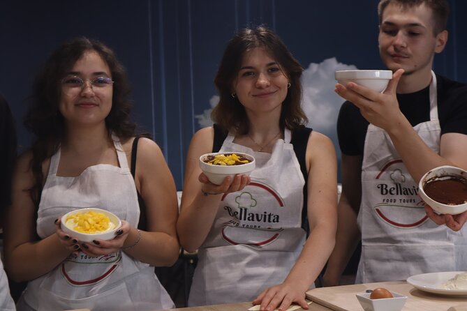 Rome Fresh Pasta & Tiramisu Cooking Class near Piazza Venezia - Group size can change the feel