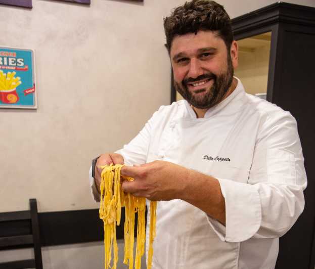 Rome: Handmade Pasta Cooking Class with Professional Chef - Starting with flour, eggs, and simple tools