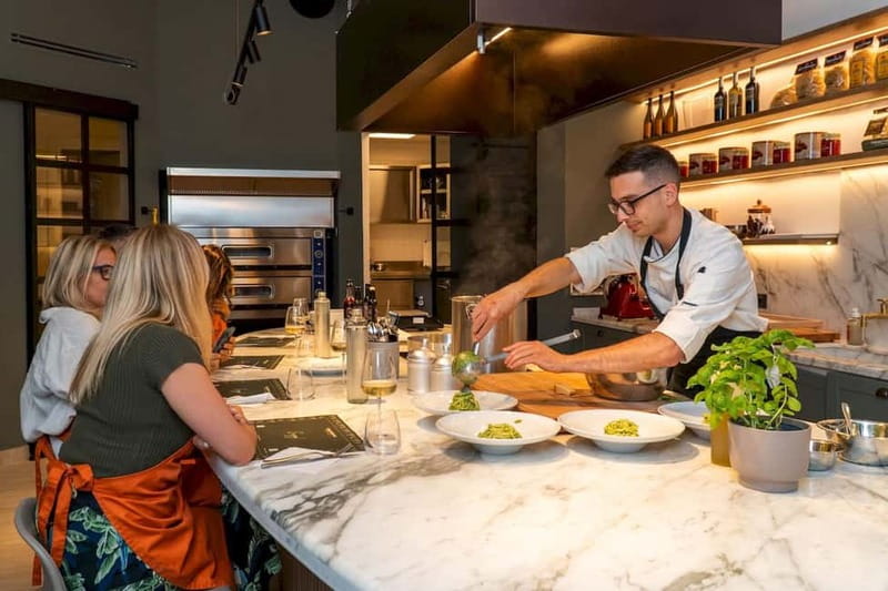 Rome: Hands-On Pasta & Tiramisu Class with Unlimited Wine - Key points at a glance