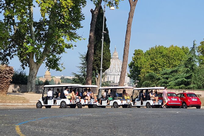 Rome in a Day golf cart tour for cruisers with Pizza & Gelato - From the Colosseum to the Aventine Hill