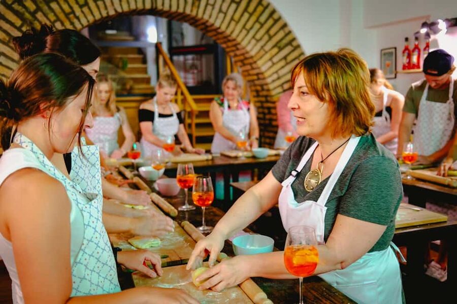 Rome: Make Pasta & Mix 3 Italian Spritz Near the Colosseum - A pasta class with a cocktail in each chapter