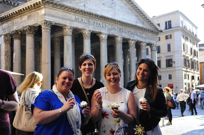 Rome Pantheon: Award Winning Gelato Tiramisu & Espresso Food Tour - Gelato tasting and the rules of good Italian gelato