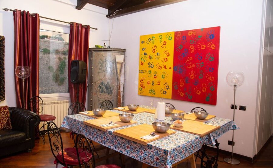 Rome: Pasta and Tiramisu Shared Cooking Class with Wine - Eating what you prepared