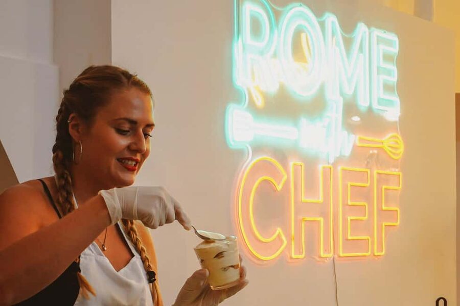 Rome: Pasta Class with 3 Spritz or Tiramisu by the Colosseum - Carbonara or cacio e pepe for lunch