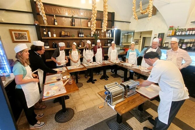 Rome: Pasta Cooking Class, Dinner & Wine in Authentic Restaurant - Wine, dessert, and enough food for dinner