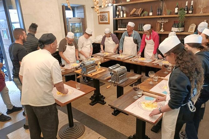 Rome: Pasta Cooking Class, Dinner & Wine in Authentic Restaurant - Dietary limits you should take seriously