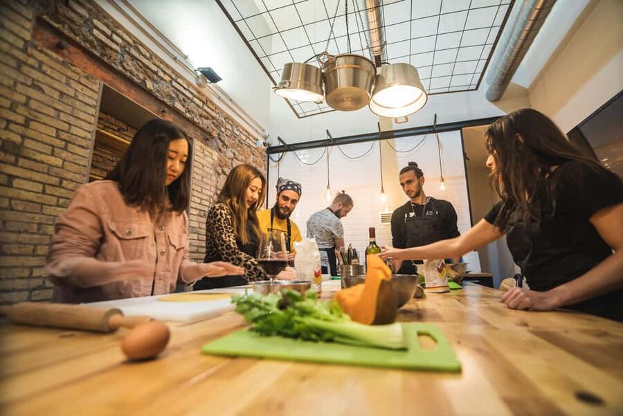 Rome: Pasta Cooking Class with Market Visit and Wine - What $103 buys you