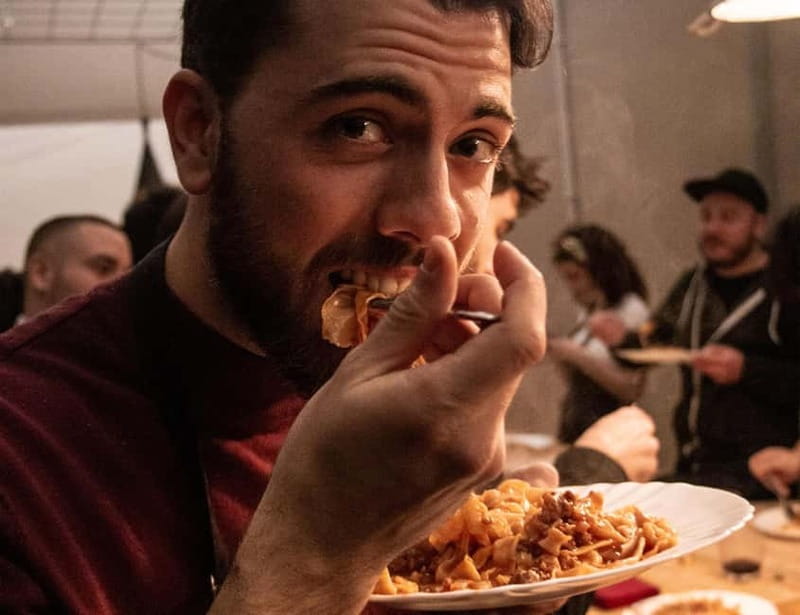 Rome: Pasta Cooking Class with Wine, Coffee, and Limoncello - From worktable to Italian lunch
