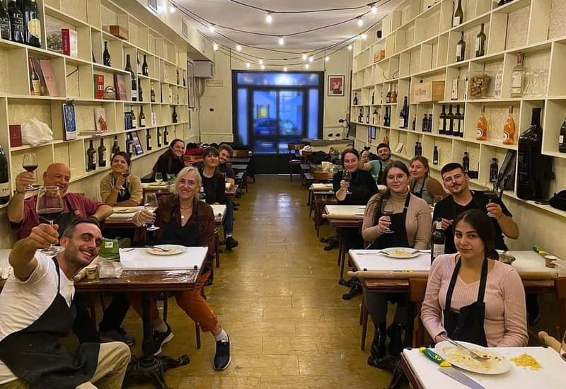 Rome: Pasta Cooking Class with Wine, Coffee, and Limoncello - Starting from scratch with pasta dough