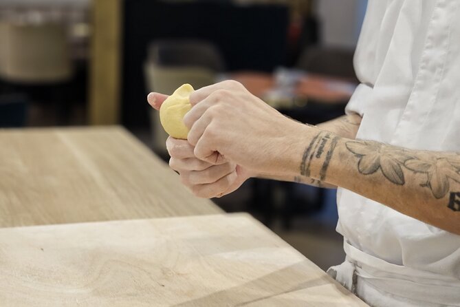 Rome: Pasta Fettuccine Ravioli and Tiramisu Cooking Class - Sitting down to eat what you made