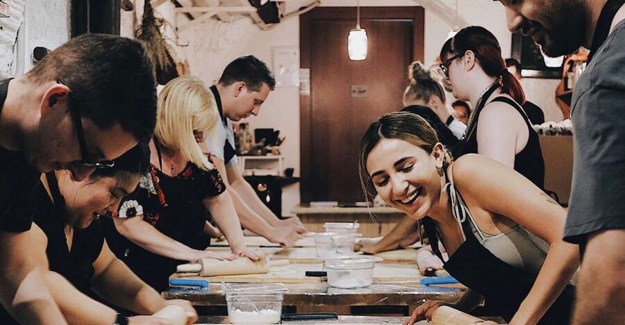 Rome: Pasta Making with Wine Tasting and Dinner in Frascati - A short walk through the City of Wine