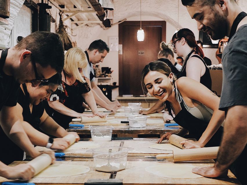 Rome: Pasta Making with Wine Tasting and Dinner in Frascati - Eating what you made