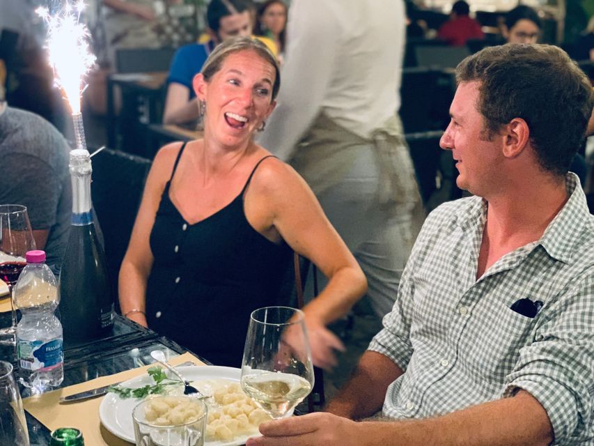 Rome: Pasta & Tiramisu Class with Fine Wine by the Vatican - Wine, Prosecco, and the meal afterward