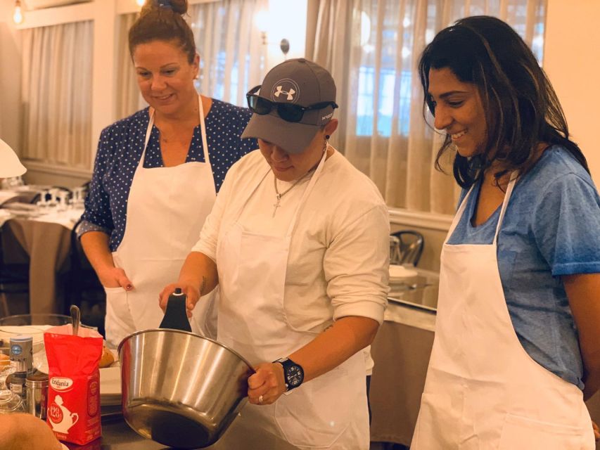 Rome: Pasta & Tiramisu Class with Free Flowing Fine Wine - The people make the class work