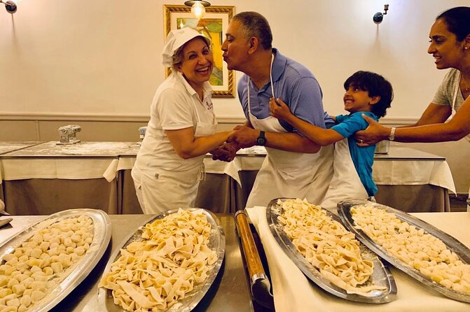Rome Pasta & Tiramisu Making Class with Fine Wine - A tasting table near the Vatican